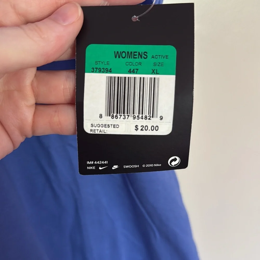 NWT Nike Blue/Purple  Short Sleeve Tee Vibrant Crew Neck - Picture 4 of 6